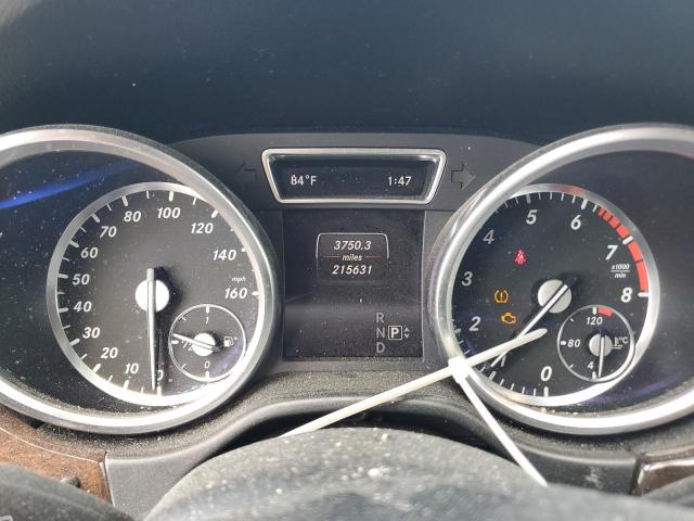 4JGDA5HB9EA288518 - 2014 MERCEDES-BENZ ML 350 4MATIC WHITE photo 9