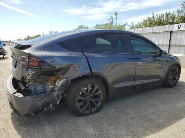 7SAXCDE53NF337789 - 2022 TESLA MODEL X GRAY photo 3