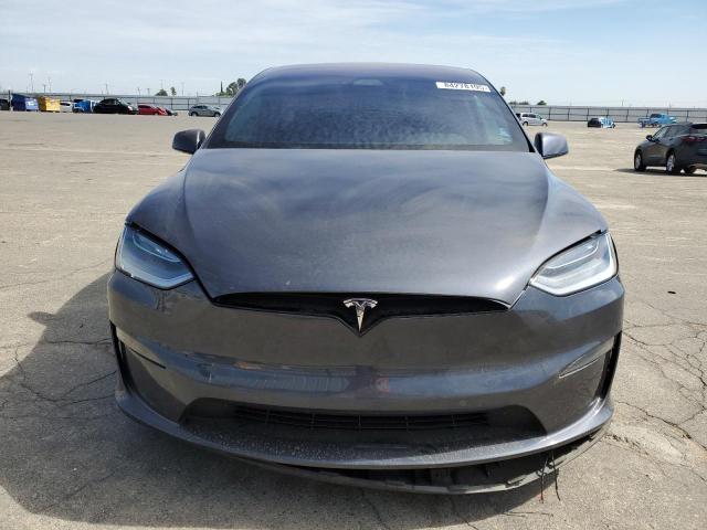 7SAXCDE53NF337789 - 2022 TESLA MODEL X GRAY photo 5