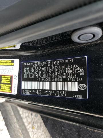 4T1DAACK2SU035339 - 2025 TOYOTA CAMRY XSE Siyah fotoğraf 13