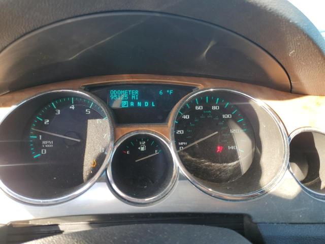 5GAER13798J294743 - 2008 BUICK ENCLAVE CX BLACK photo 9