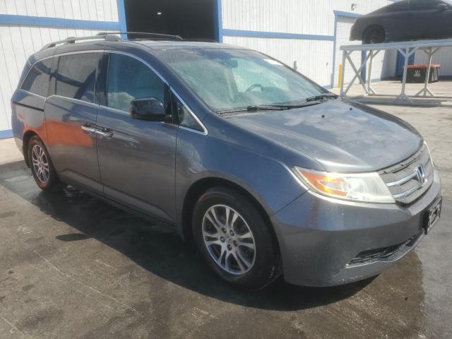 5FNRL5H66BB022738 - 2011 HONDA ODYSSEY EXL GRAY photo 4