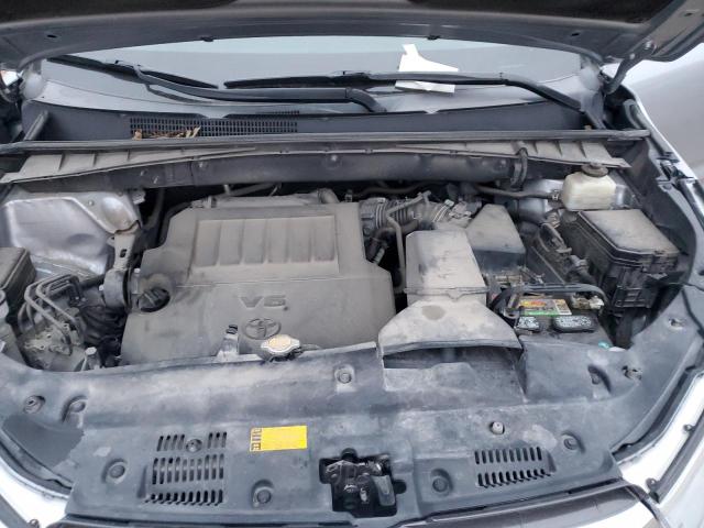 5TDJKRFH6FS111786 - 2015 TOYOTA HIGHLANDER XLE SILVER photo 12