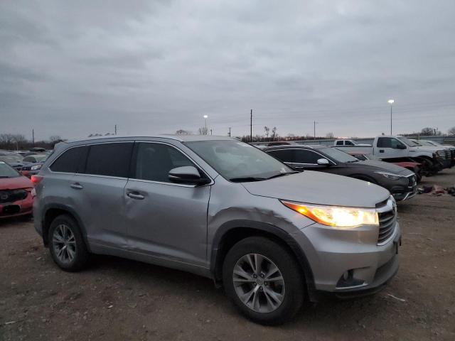 5TDJKRFH6FS111786 - 2015 TOYOTA HIGHLANDER XLE SILVER photo 4