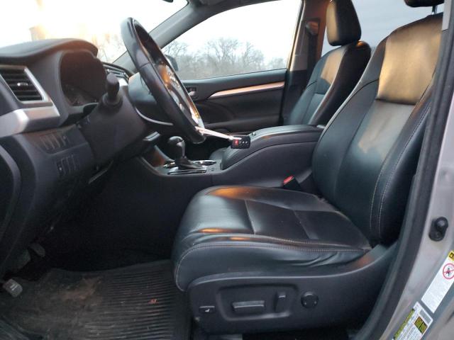 5TDJKRFH6FS111786 - 2015 TOYOTA HIGHLANDER XLE SILVER photo 7