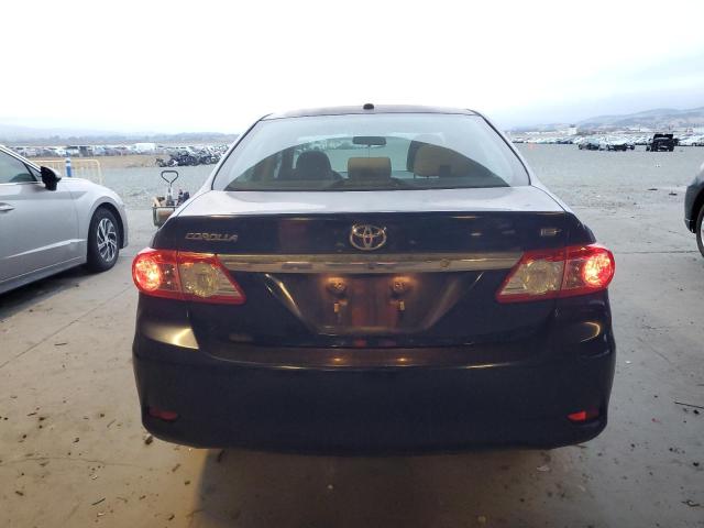 2T1BU4EE2DC948386 - 2013 TOYOTA COROLLA BASE BLUE photo 6