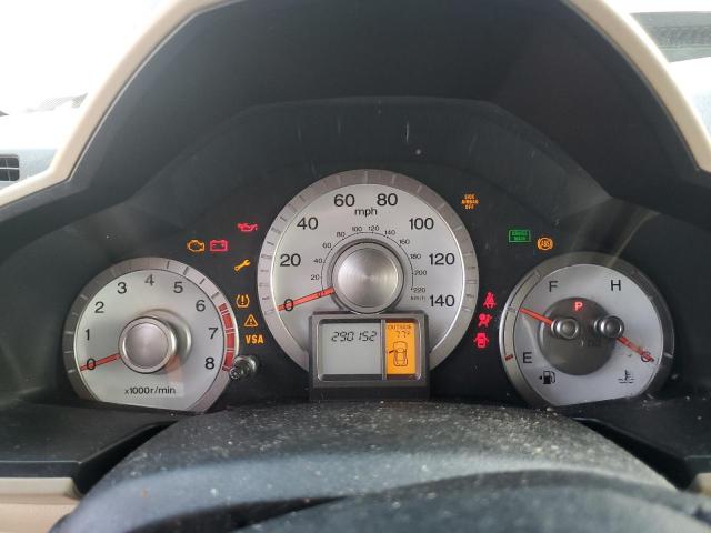 5FNYF4H63AB001549 - 2010 HONDA PILOT EXL BURGUNDY photo 9