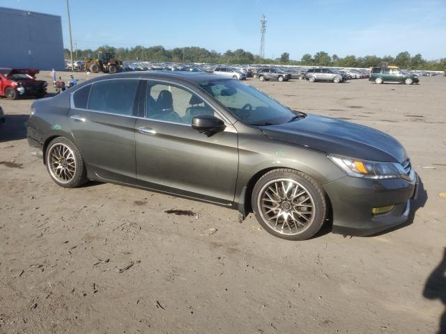 1HGCR3F80DA010840 - 2013 HONDA ACCORD EXL GRAY photo 4