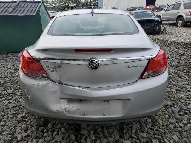 2G4GR5EK6C9135811 - 2012 BUICK REGAL SILVER photo 6