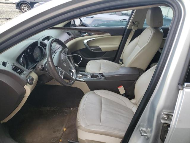 2G4GR5EK6C9135811 - 2012 BUICK REGAL SILVER photo 7
