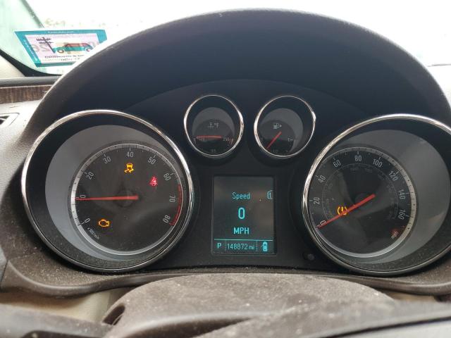 2G4GR5EK6C9135811 - 2012 BUICK REGAL SILVER photo 9