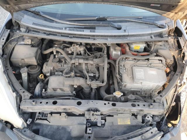 JTDKDTB32C1015751 - 2012 TOYOTA PRIUS C გრაფიტი ფოტო 11