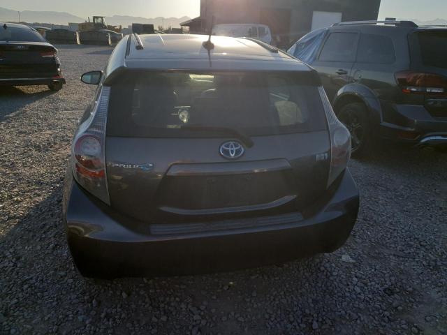 JTDKDTB32C1015751 - 2012 TOYOTA PRIUS C გრაფიტი ფოტო 6