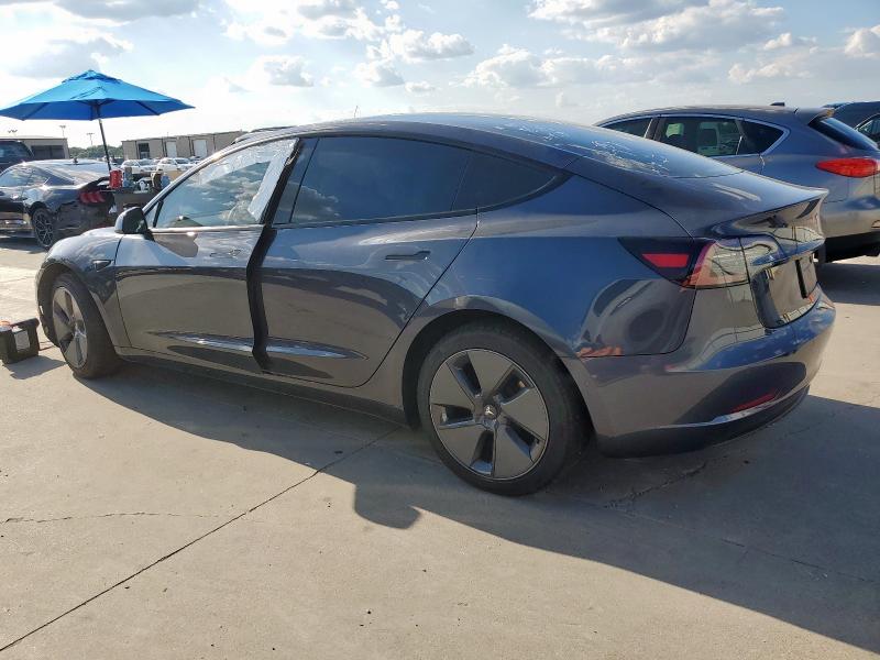 5YJ3E1EB6MF035583 - 2021 TESLA MODEL 3 Сұр фото 2
