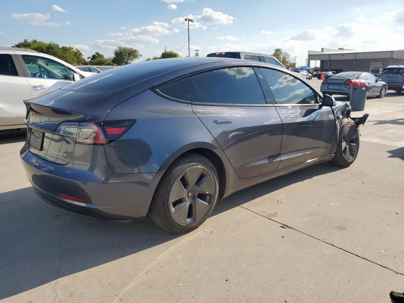 5YJ3E1EB6MF035583 - 2021 TESLA MODEL 3 Сұр фото 3