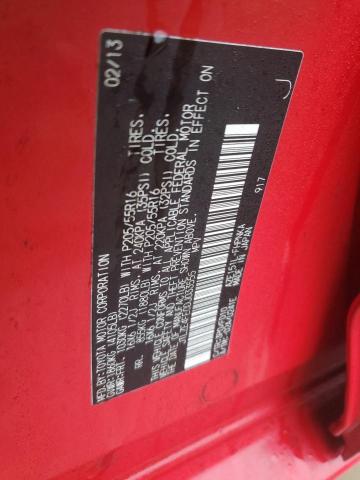 JTLZE4FE0DJ033555 - 2013 TOYOTA SCION XB 红色 照片 13
