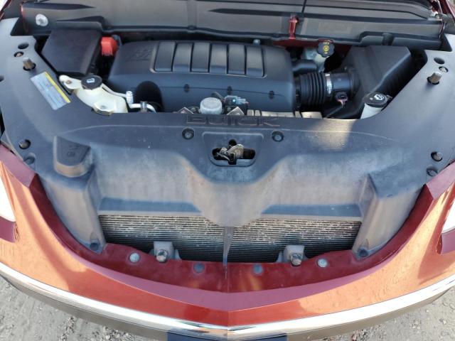 5GALVCED3AJ138639 - 2010 BUICK ENCLAVE CXL 红色 照片 12