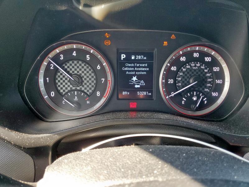 KMHTG6AF8KU014847 - 2019 HYUNDAI VELOSTER BASE BLUE photo 9