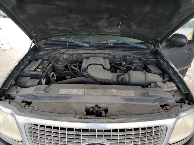 1FMRU15W51LA03065 - 2001 FORD EXPEDITION XLT GREEN photo 11