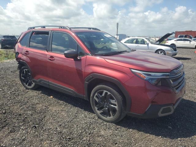 JF2SLDRC5SH489571 - 2025 SUBARU FORESTER LIMITED أحمر صورة 4