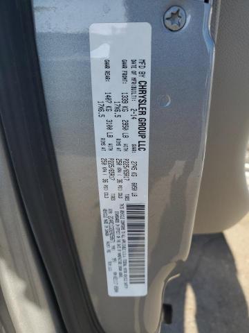 2C4RC1CG5ER258671 - 2014 CHRYSLER TOWN & COU TOURING L SILVER photo 13