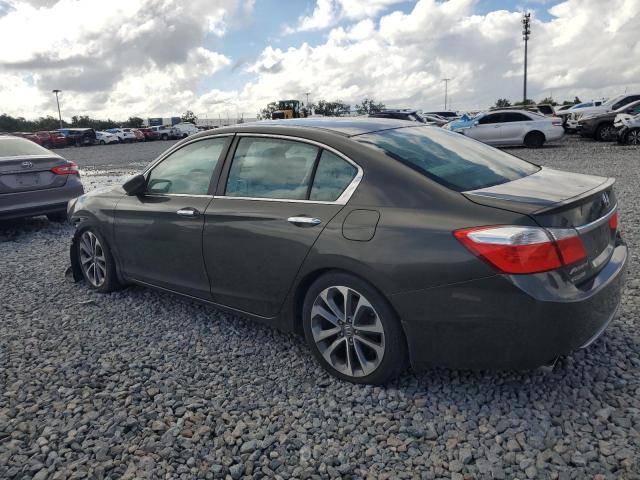 1HGCR2F53EA064862 - 2014 HONDA ACCORD SPORT GRAY photo 2