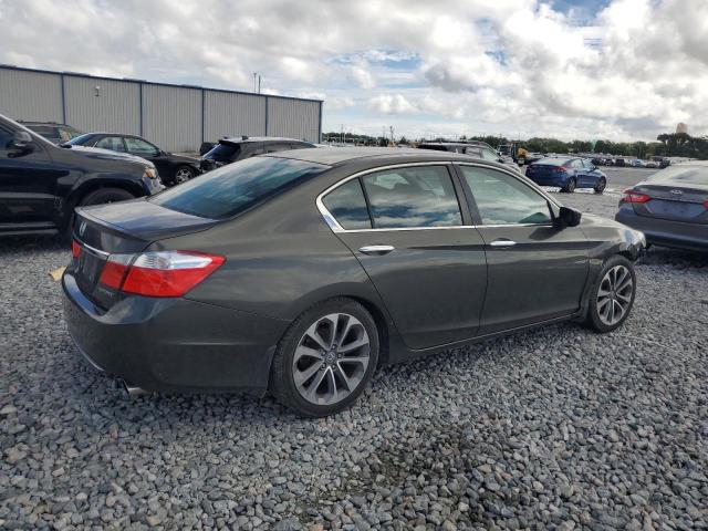 1HGCR2F53EA064862 - 2014 HONDA ACCORD SPORT GRAY photo 3