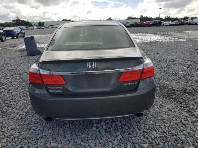 1HGCR2F53EA064862 - 2014 HONDA ACCORD SPORT GRAY photo 6