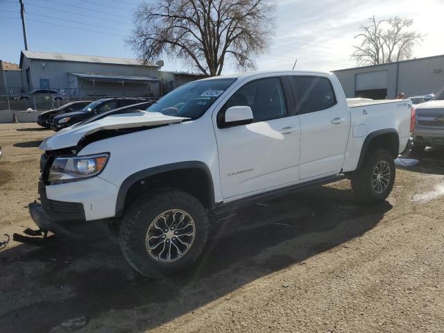 1GCGTEEN3M1215041 - 2021 CHEVROLET COLORADO ZR2 WHITE photo 1