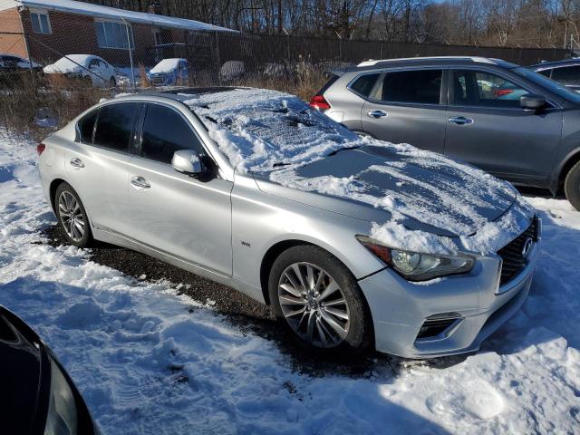 JN1EV7AR0JM433540 - 2018 INFINITI Q50 LUXE SILVER photo 4