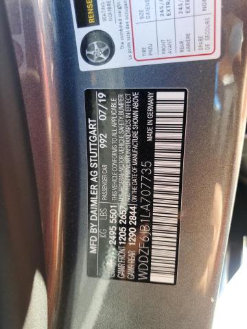 WDDZF6JB1LA707735 - 2020 MERCEDES-BENZ E 450 4MATIC GRAY photo 12