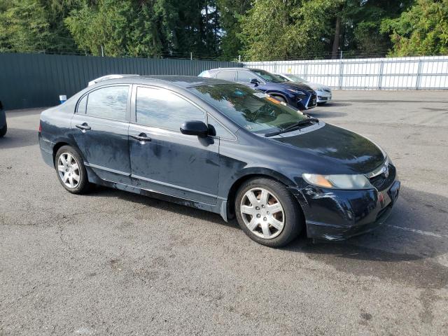 1HGFA16536L129973 - 2006 HONDA CIVIC LX BLACK photo 4