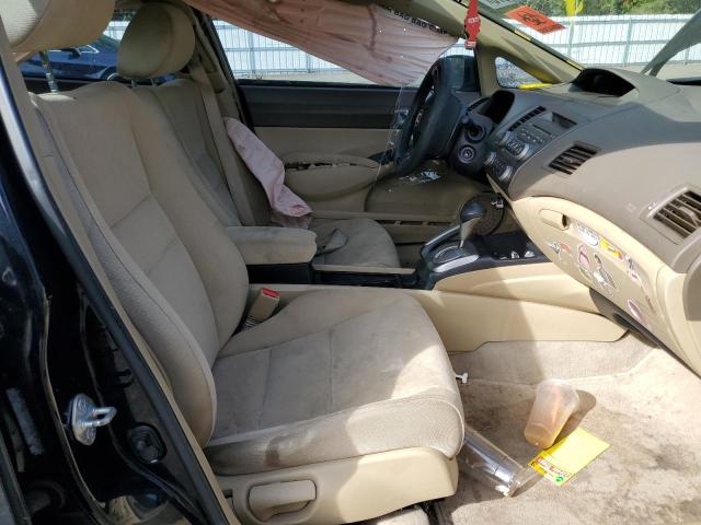1HGFA16536L129973 - 2006 HONDA CIVIC LX BLACK photo 7