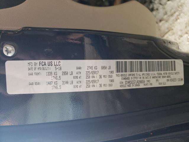 2C4RDGCG7JR298650 - 2018 DODGE GRAND CARA SXT CHARCOAL photo 14