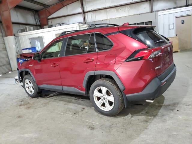 JTMRWRFV6KJ015970 - 2019 TOYOTA RAV4 XLE Czerwony zdjęcie 2