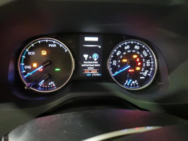 JTMRWRFV6KJ015970 - 2019 TOYOTA RAV4 XLE Czerwony zdjęcie 9