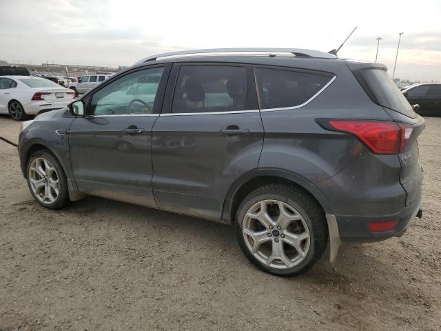 1FMCU9J98KUC14079 - 2019 FORD ESCAPE TITANIUM Сірий фото 2