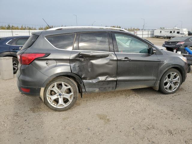 1FMCU9J98KUC14079 - 2019 FORD ESCAPE TITANIUM Сірий фото 3