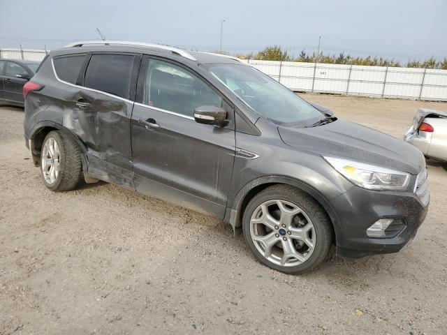 1FMCU9J98KUC14079 - 2019 FORD ESCAPE TITANIUM Сірий фото 4