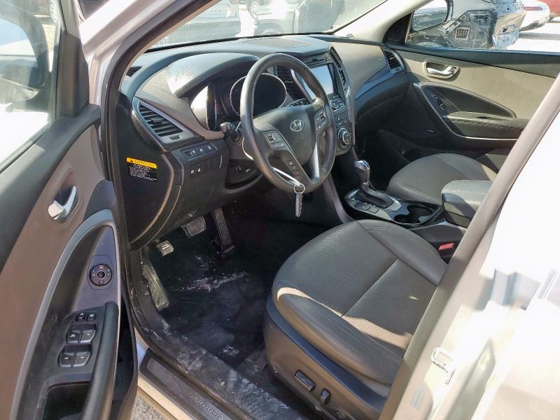 5XYZU3LB6DG094878 - 2013 HYUNDAI SANTA FE S SILVER photo 8