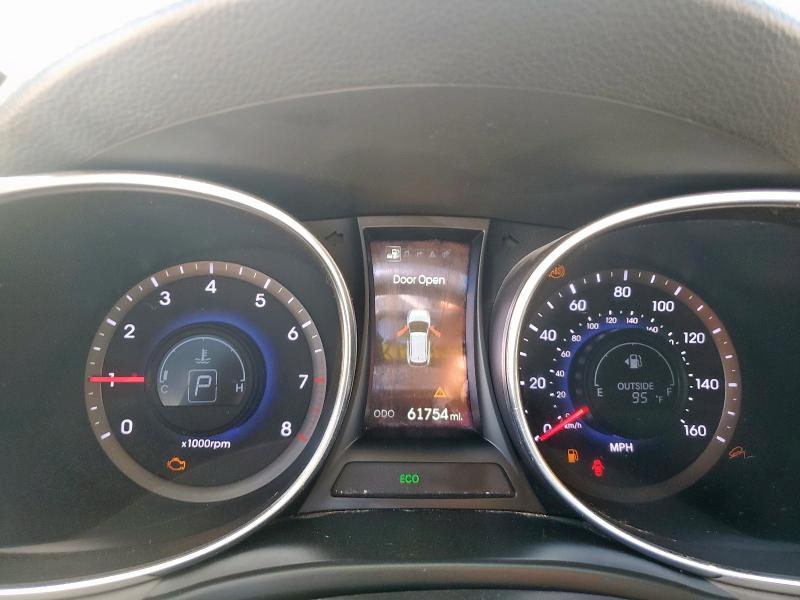 5XYZU3LB6DG094878 - 2013 HYUNDAI SANTA FE S SILVER photo 9