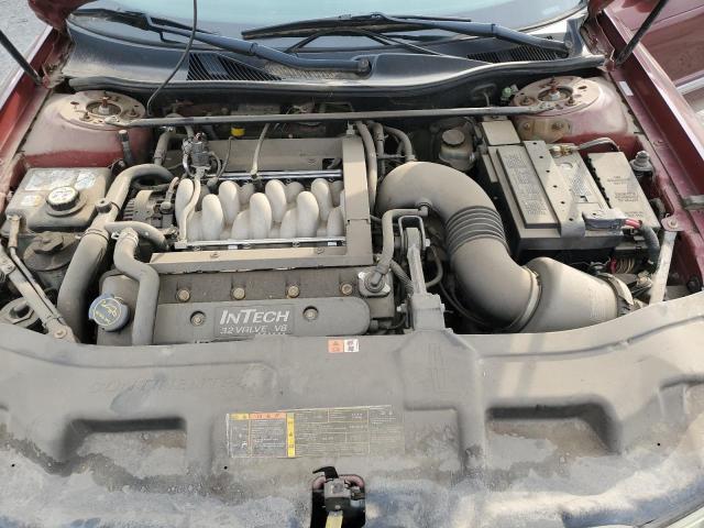 1LNHM97V52Y633557 - 2002 LINCOLN CONTINENTA 勃艮第红 照片 11