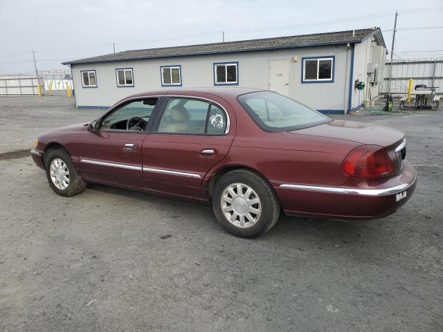 1LNHM97V52Y633557 - 2002 LINCOLN CONTINENTA 勃艮第红 照片 2