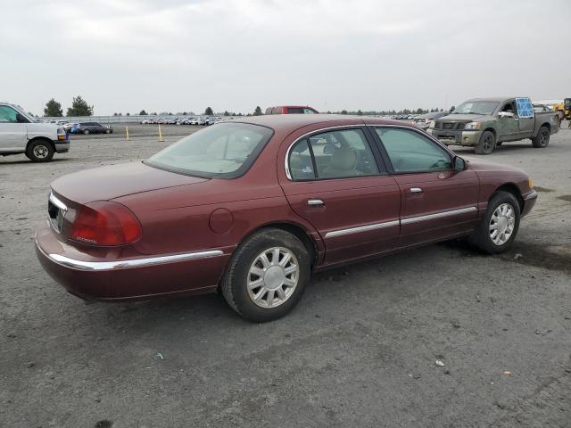 1LNHM97V52Y633557 - 2002 LINCOLN CONTINENTA 勃艮第红 照片 3