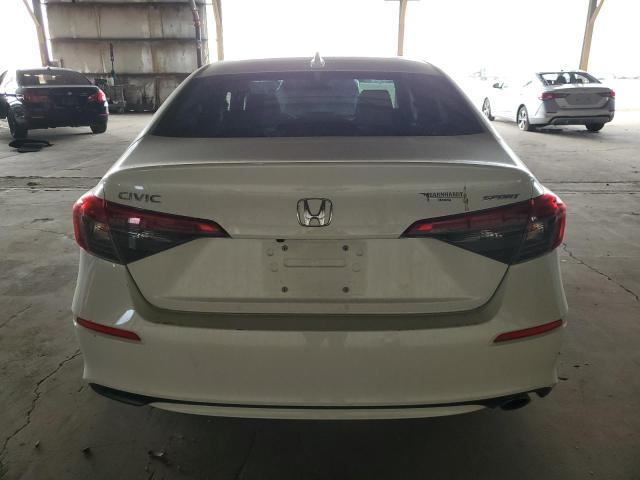 2HGFE2F50PH559629 - 2023 HONDA CIVIC SPORT Սպիտակ լուսանկար 6