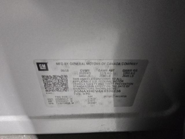 2GNAXHEV4K6106116 - 2019 CHEVROLET EQUINOX LS Silber Foto 13