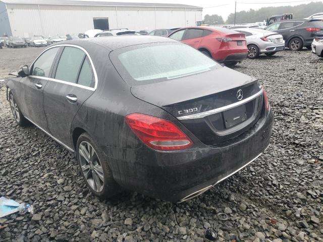 55SWF4KB8GU136756 - 2016 MERCEDES-BENZ C 300 4MATIC BLACK photo 2