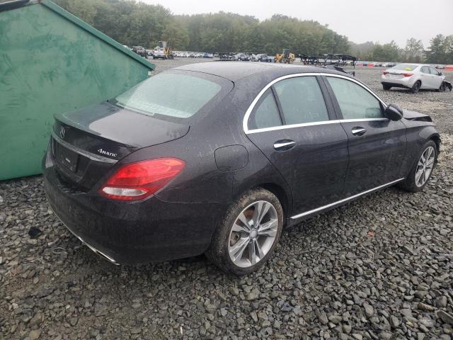 55SWF4KB8GU136756 - 2016 MERCEDES-BENZ C 300 4MATIC BLACK photo 3
