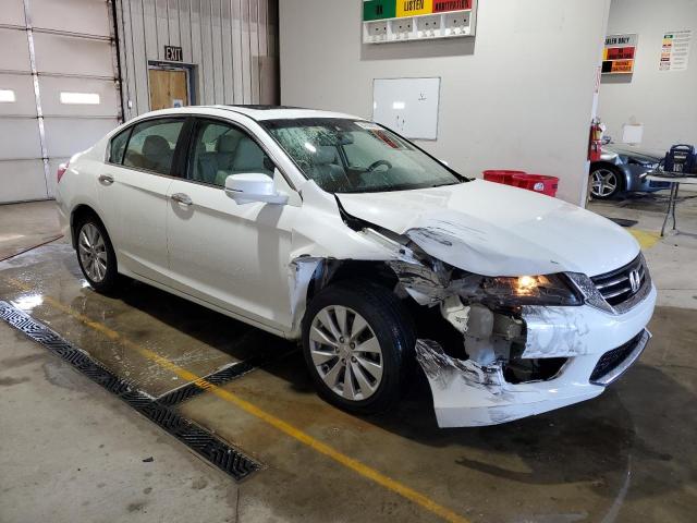 1HGCR2F82DA074274 - 2013 HONDA ACCORD EXL WHITE photo 4