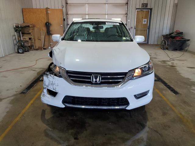 1HGCR2F82DA074274 - 2013 HONDA ACCORD EXL WHITE photo 5